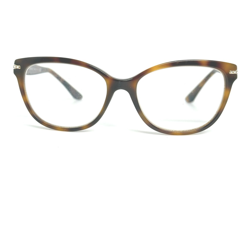 Versace Tortoise Shell Cat Eye Eyeglasses Optical Frames‎ Made in Italy 21415